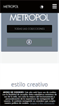 Mobile Screenshot of metropol-ceramica.com